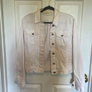 Gap small white denim jacket